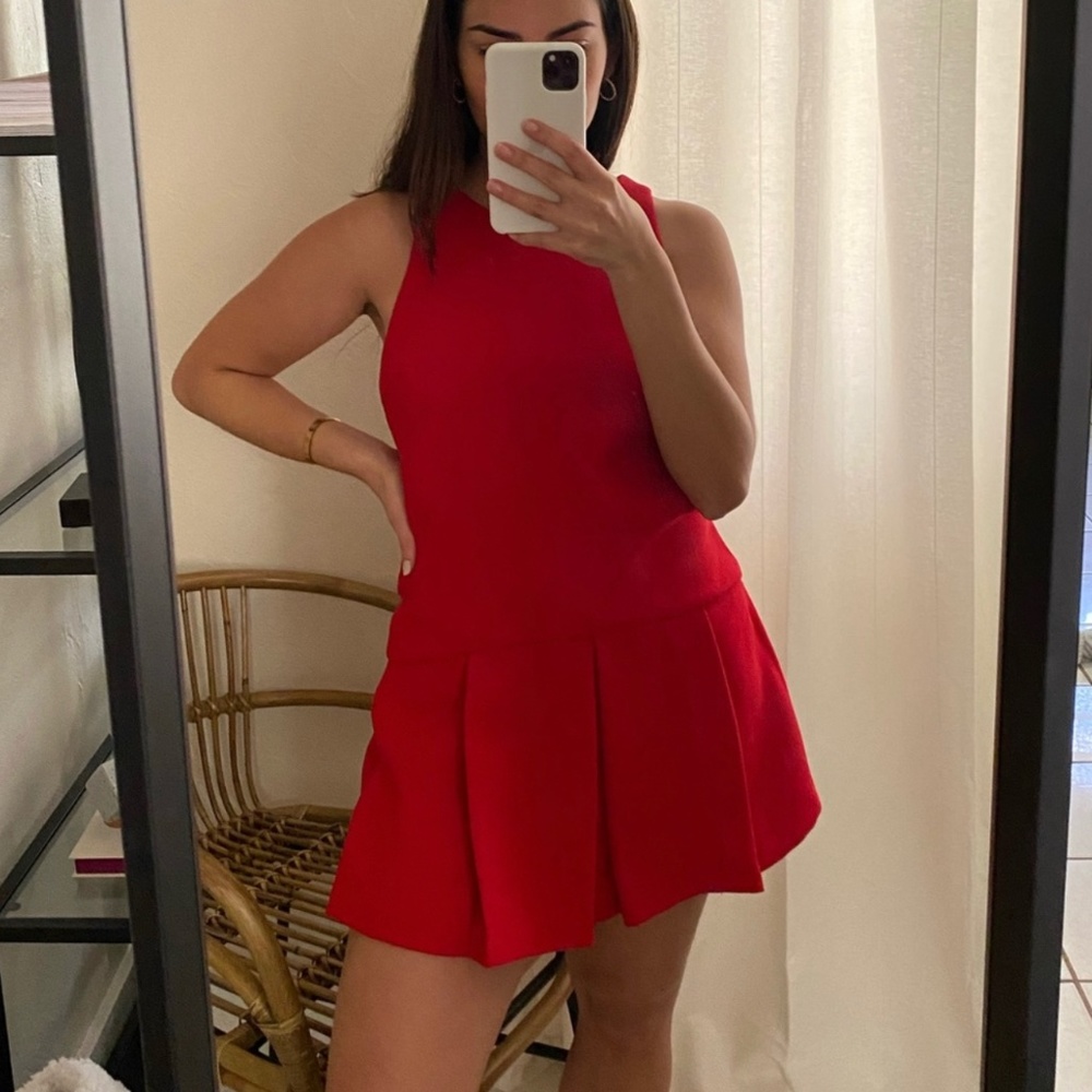 ZARA Red Romper